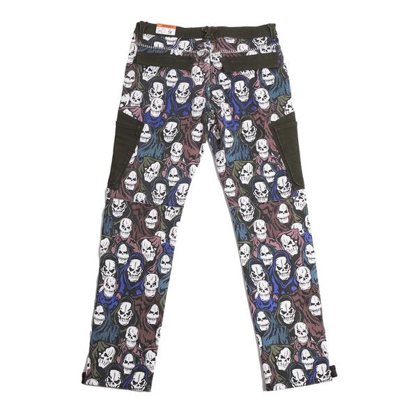 NEW - BRAND X ULTIMATE REAPER CARGO PANTS Size 28 - Skeletor He-Man Jeans MOTU - Picture 10 of 10